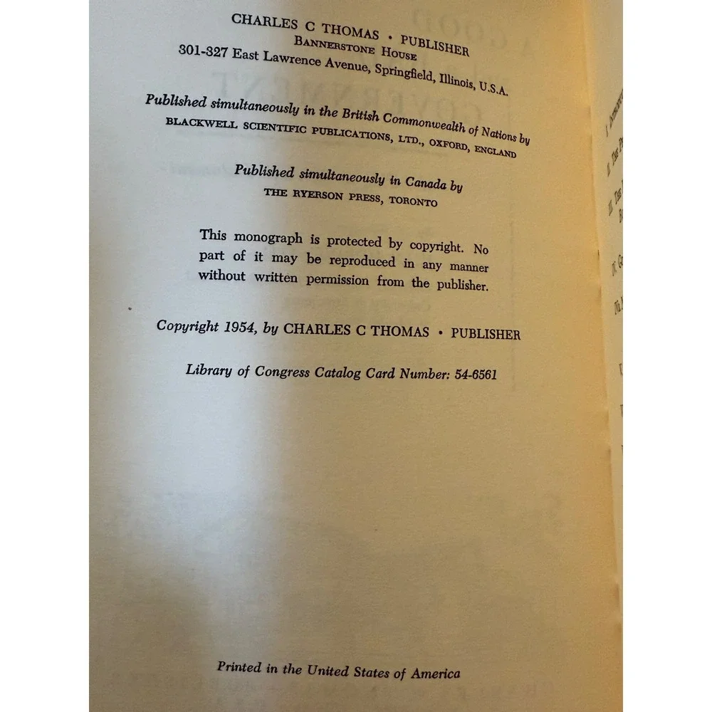 A Good and‎ a Bad Government Jean Hering 1954 New Testament Philosophy Book